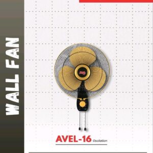 Shify AVEL-16 Wall Fan – 400mm (95 CMM, 2100 RPM, 75W, Oscillation)
