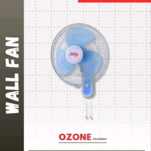 SHIFY OZONE Wall Fan – 400mm | Oscillation | 65 CMM Air Delivery | 1300 RPM | 78W
